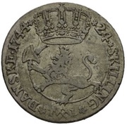 24 Skilling - Christian VI, Norway, 1735-1746 reverse image
