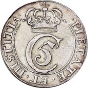 2 Mark - Christian V obverse image