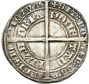 2 Groats "Jangelaar" - Philip the Bold, Belgium, 1386-1391 reverse image