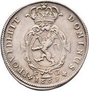 ½ Speciedaler - Frederik III, Norway, 1669 reverse image
