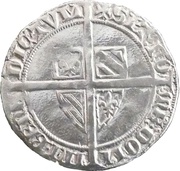 2 Groats "Botdrager" - Philip the Bold, Belgium, 1389-1404 reverse image
