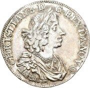 ½ Speciedaler - Christian V, Norway, 1671-1674 obverse image