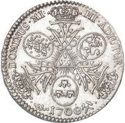 4 Mark - Frederik IV, Norway, 1699-1700 reverse image