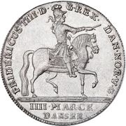 4 Mark - Frederik IV obverse image