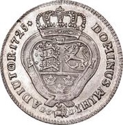 1 Krone - Frederik IV, Norway, 1725-1726 reverse image