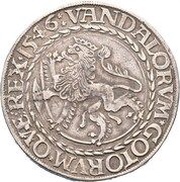 1 Sølvgylden - Christian III Gimsøydaler, Norway, 1546 reverse image