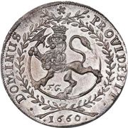 1 Speciedaler - Frederik III, Norway, 1659-1662 reverse image