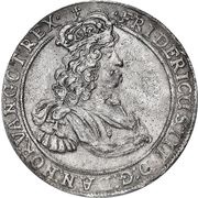 1 Speciedaler - Frederik III Akershus obverse image