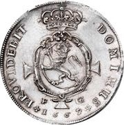 1 Speciedaler - Frederik III, Norway, 1667-1669 reverse image