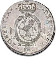 1 Speciedaler - Christian V reverse image