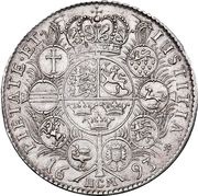 1 Speciedaler - Christian V, Norway, 1692-1693 reverse image
