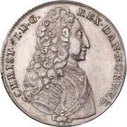 1 Reisedaler - Christian VI Royal visit obverse image