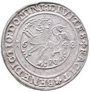 2 Speciedaler - Christian IV, Norway, 1648 reverse image