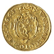 1 Ducat - Frederik III reverse image