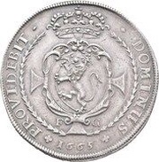2 Speciedaler - Frederik III, Norway, 1665-1667 reverse image