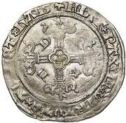 1 Stiver "Vuurijzer" - Philip the Handsome, Regency Ghent Revolt, Belgium, 1489 reverse image
