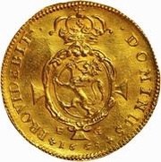 1 Portugaløser - Frederik III reverse image