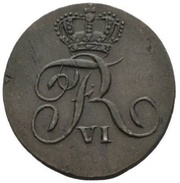 1 Skilling Courant - Frederik VI obverse image