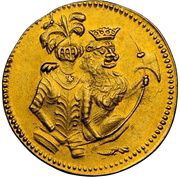 1 Ducat - Christian V reverse image