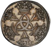 1 Ducat - Christian V reverse image