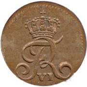 1 Skilling - Frederik VI obverse image