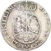 4 Skilling - Christian VII reverse image