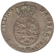 8 Skilling - Christian VII, Norway, 1778-1795 reverse image