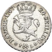 24 Skilling - Christian VII, Norway, 1767 reverse image