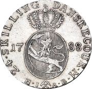 24 Skilling - Christian VII, Norway, 1772-1788 reverse image