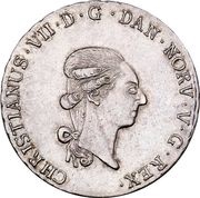 ⅔ Speciedaler - Christian VII obverse image