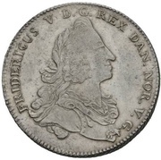 1 Reisedaler - Frederik V Royal visit obverse image