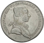 1 Reisedaler - Christian VII Royal visit obverse image