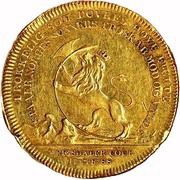 1 Reisedaler - Christian VII Pattern reverse image