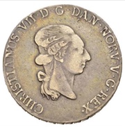 1 Speciedaler - Christian VII First bust obverse image