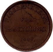 12 Skilling - Frederik VI reverse image