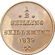 ½ Skilling - Carl XIV reverse image