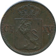 ½ Skilling - Carl XV obverse image