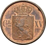 1 Skilling - Carl XV obverse image
