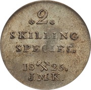 2 Skilling - Carl XIV reverse image