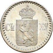 2 Skilling - Carl XV obverse image