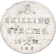 8 Skilling - Carl XIV reverse image