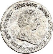 8 Skilling - Carl XIV obverse image