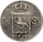 24 Skilling - Carl XIV reverse image