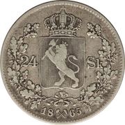24 Skilling - Carl XV reverse image
