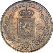 ½ Speciedaler - Carl XIV reverse image