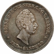 ½ Speciedaler - Oscar I obverse image