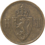 1 Øre - Haakon VII obverse image