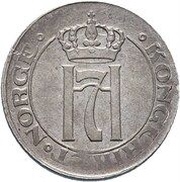 1 Øre - Haakon VII obverse image