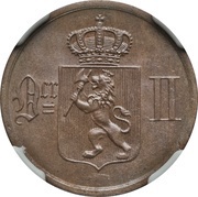 2 Øre - Oscar II obverse image