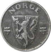 2 Øre - Haakon VII WW2 German Occupation obverse image